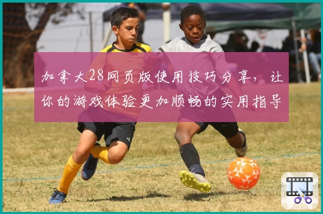 加拿大28网页版使用技巧分享,让你的游戏体验更加顺畅的实用指导
